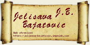 Jelisava Bajatović vizit kartica